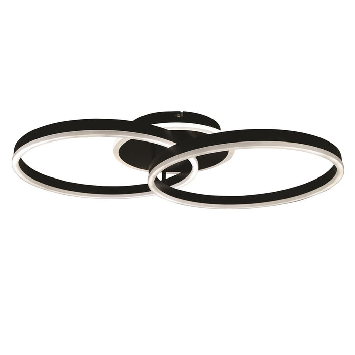 Thumprints Harper 3 Light Flush/Semi Flush, Black - FT-T1070-BK