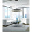 Thumprints Hazel 2 Light Dining Chandelier, Brushed Gold
