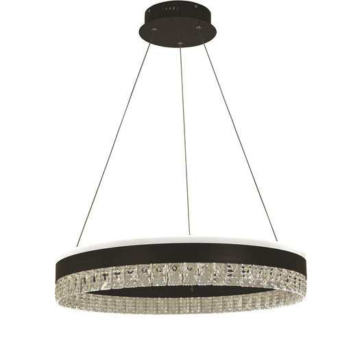 Thumprints Hazel 2 Light Dining Chandelier, Black - FT-T1076-BK