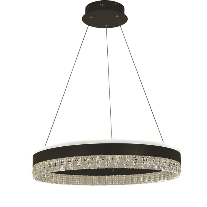 Thumprints Hazel 2 Light Dining Chandelier, Black - FT-T1076-BK