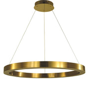 Thumprints Luna 1 Light 32" Dining Chandelier, Brushed Gold - FT-T1088-BG