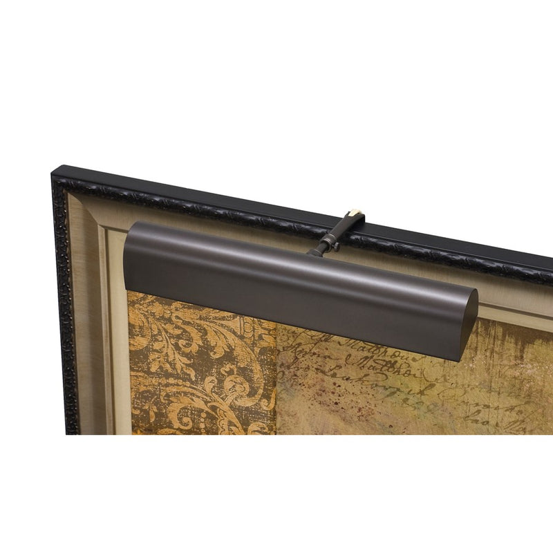 House of Troy Traditional LED 14" Mahogany Bronze Picture Light