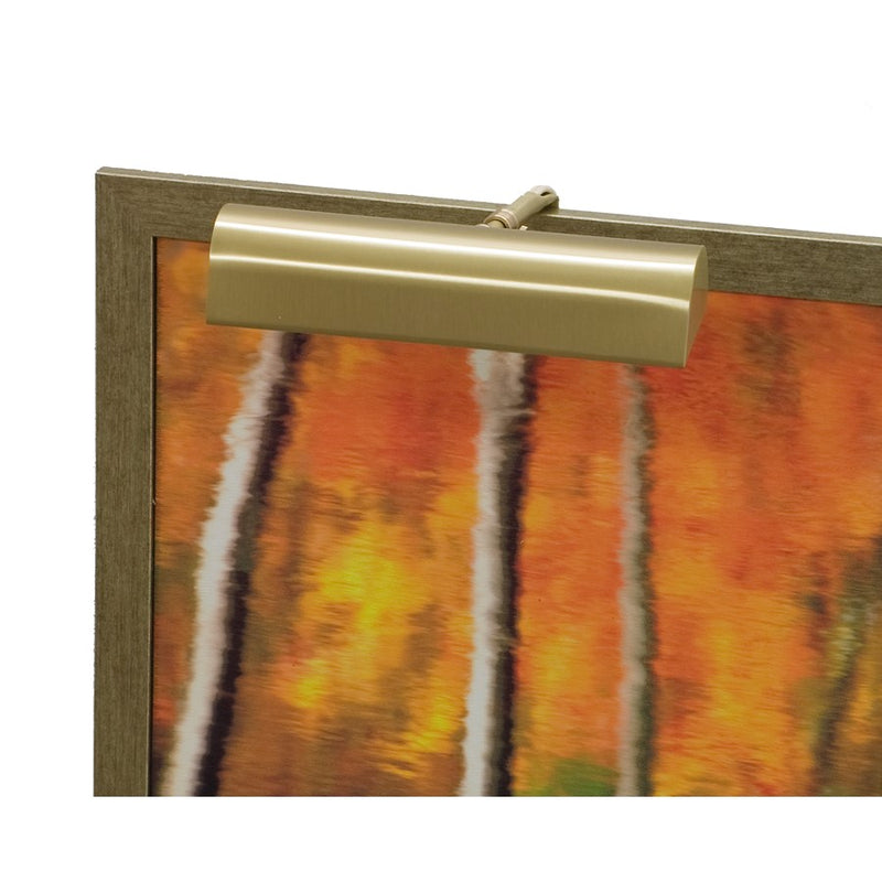 House of Troy Traditional LED 9" Satin Brass Picture Light, Satin Brass