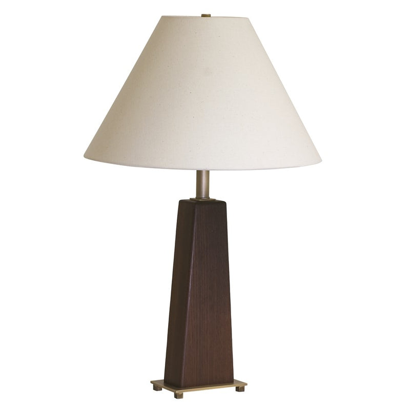 House of Troy Vermont Caramelized Ash 28" Table Lamp w/ Antique Brass VH255A-AB
