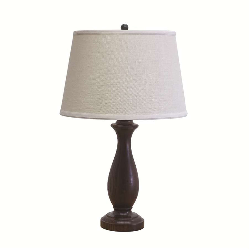 House of Troy Vermont Caramelized Ash 23" Turned Table Lamp