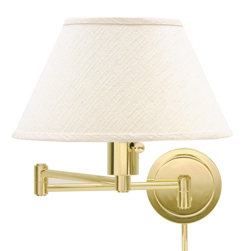 House of Troy Home Office Wall Swing Polished Brass