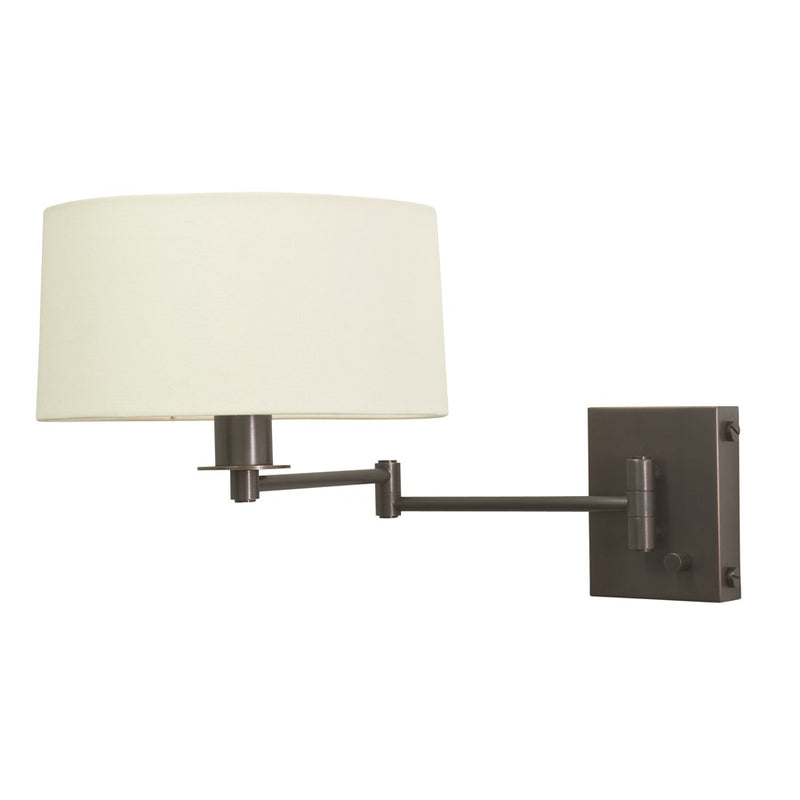 House of Troy Wall Swing Lamp in Oil Rubbed Bronze with Full Range Dimmer, Oil Rubbed Bronze