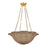 Hudson Valley Ardonia 4 Light Chandelier, Vintage Gold Leaf/Abaca - 1074-VGL
