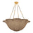 Hudson Valley Ardonia 6 Light Chandelier, Vintage Gold Leaf/Abaca - 1076-VGL
