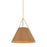 Hudson Valley Lighting Sunside 4 Light Pendant, Aged Brass/Silk - 1144-AGB
