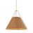 Hudson Valley Lighting Sunside 5 Light Chandelier, Aged Brass/Silk - 1145-AGB