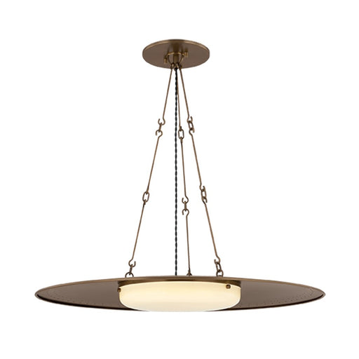 Hudson Valley Anoka 1 Light LED Pendant, Historic Bronze/Opal Glossy - 1228-HB
