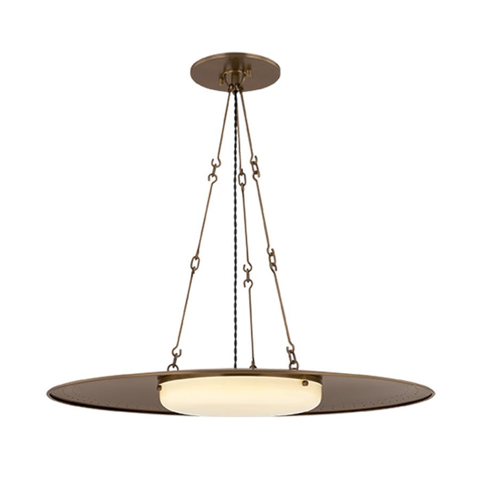 Hudson Valley Anoka 1 Light LED Pendant, Historic Bronze/Opal Glossy - 1228-HB