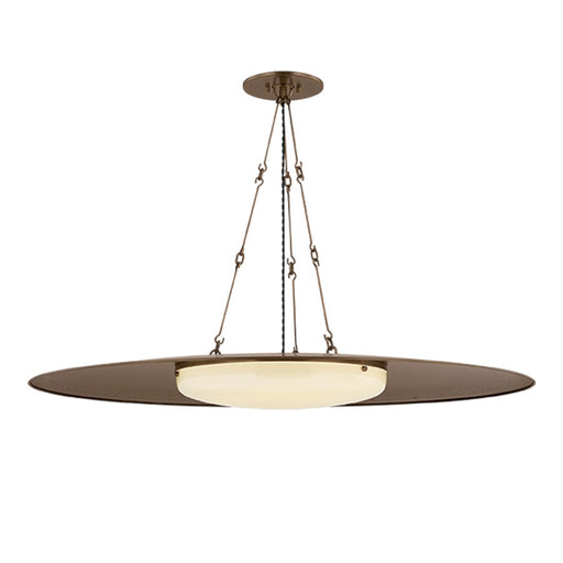 Hudson Valley Anoka 1 Light Pendant, Historic Bronze/Opal Glossy - 1240-HB