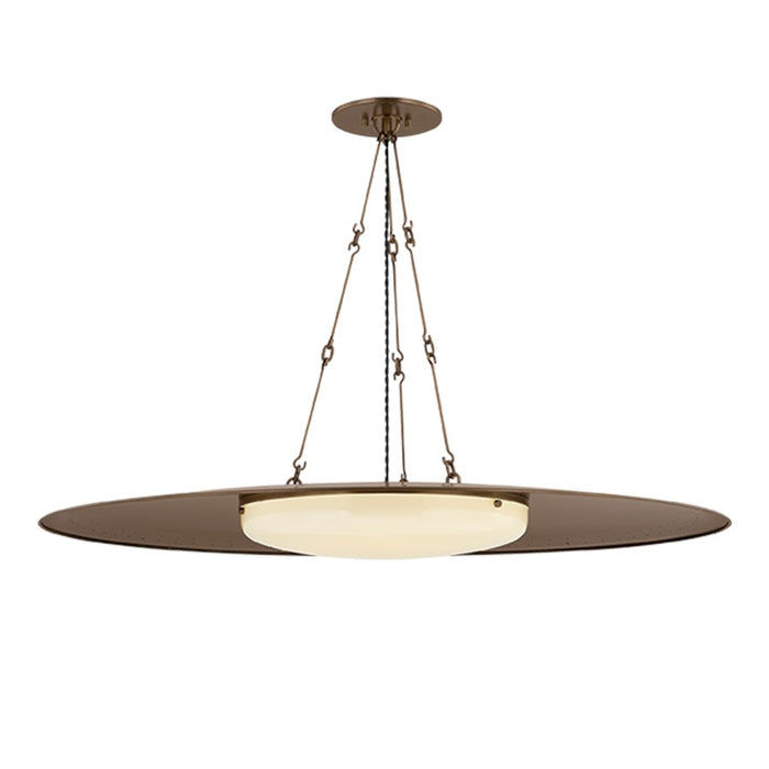 Hudson Valley Anoka 1 Light Pendant, Historic Bronze/Opal Glossy - 1240-HB