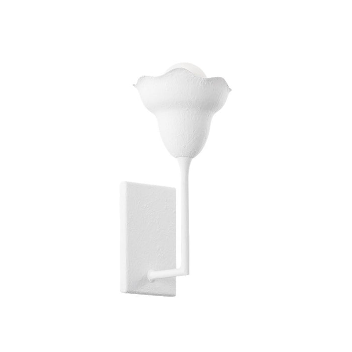 Hudson Valley Alora 1 Light Wall Sconce, White Plaster - 1281-WP