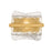 Hudson Valley Fosterdale 1 Light Wall Sconce, Aged Brass/Clear Optic - 1371-AGB