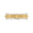 Hudson Valley Fosterdale 3 Light Wall Sconce, Aged Brass/Clear Optic - 1373-AGB