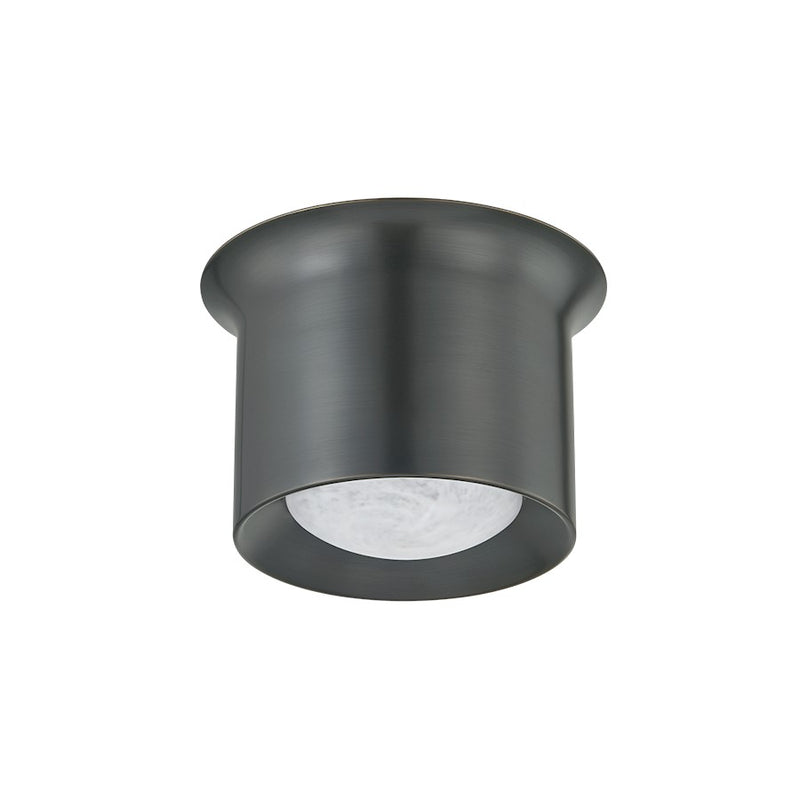 Hudson Valley Noxon 1Lt 7" Flush Mount, Distressed Bronze/Matte Cloud - 1707-DB