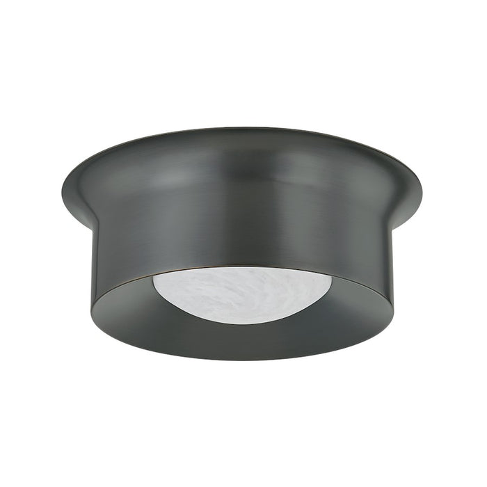 Hudson Valley Noxon 1Lt 14" Flush Mount, Distressed Bronze/Matte Cloud - 1714-DB