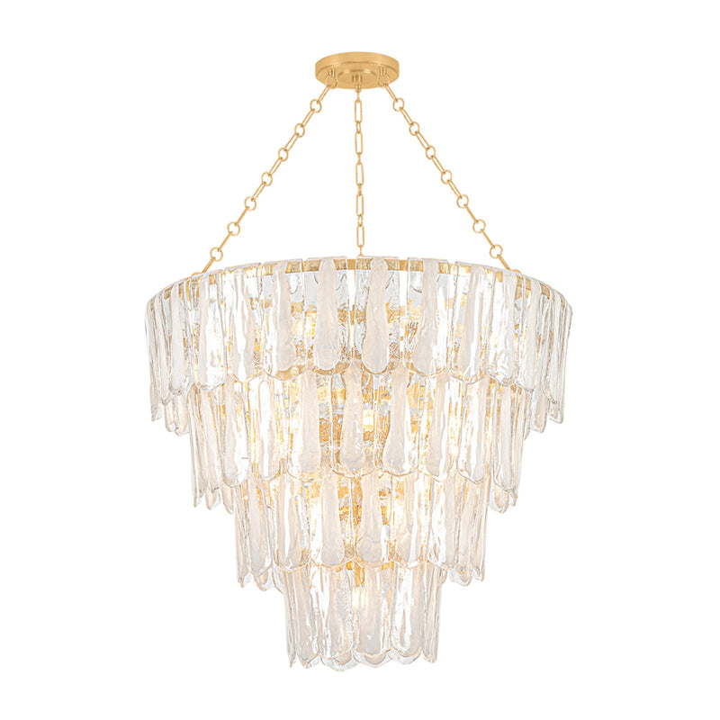 Hudson Valley Tappan 21 Light Chandelier, Vintage Gold Leaf/Piastre - 1720-VGL