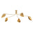Hudson Valley Avondale 5Lt Semi Flush Mount, Aged Brass - 1755-AGB