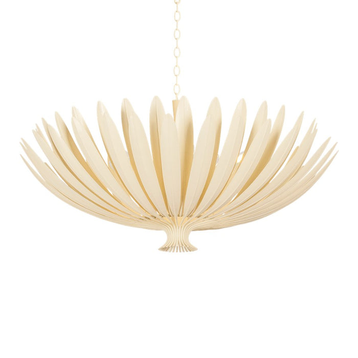 Hudson Valley Whitfield 12Lt Chandelier, Cream Plaster - 1848-CP