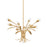 Hudson Valley Bilston 9 Light Chandelier, Vintage Gold Leaf - 1909-VGL