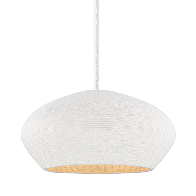 Hudson Valley Ferndale 1 Light 36" Pendant, Gesso White - 2236-GSW