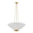 Hudson Valley Awosting 3 Light 22" Pendant, Aged Brass/Opal Matte - 2322-AGB