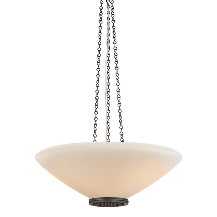 Hudson Valley Awosting 3Lt 22" Pendant, Distressed Bronze/Opal Matte
