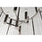 Hudson Valley Lewis 6 Light Chandelier, Polished Nickel/Clear