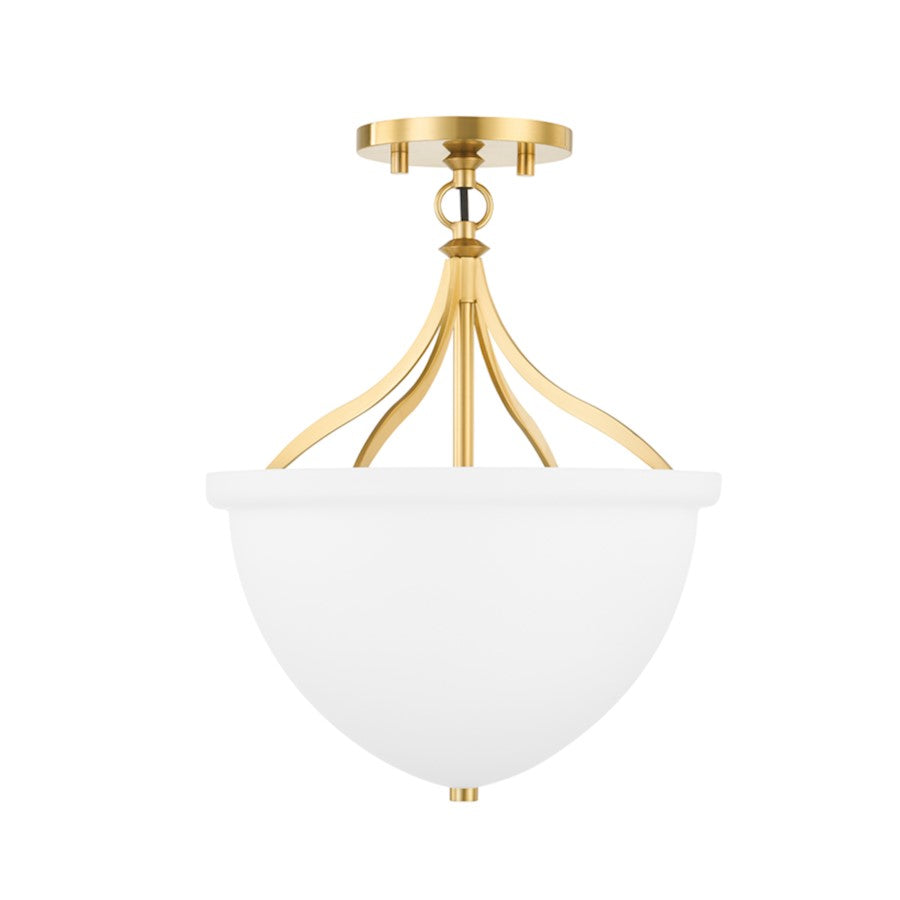 Hudson Valley Browne 1 Light Semi Flush Mount