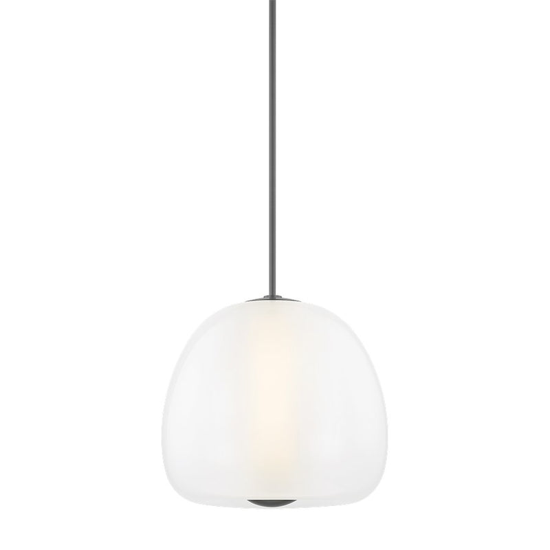 Hudson Valley Scranton 1 Light 19" Pendant, Old Bronze/Clear Etched - 3019-OB