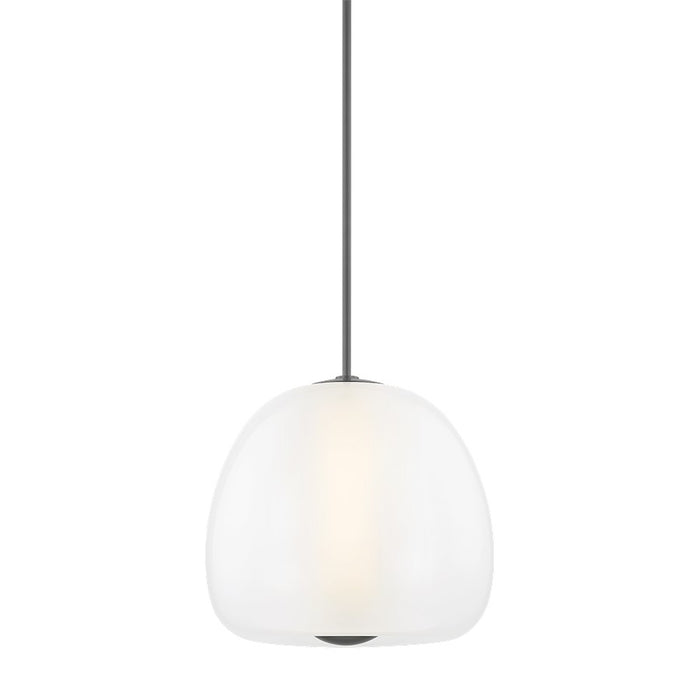 Hudson Valley Scranton 1 Light 19" Pendant, Old Bronze/Clear Etched - 3019-OB