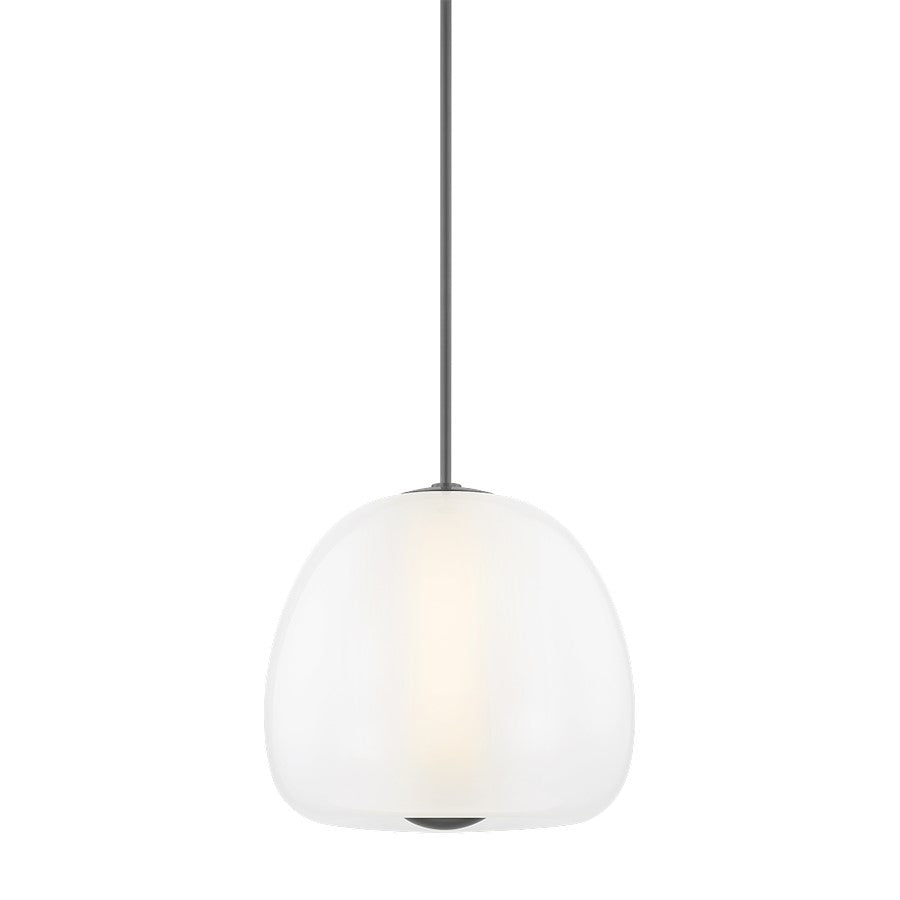 Hudson Valley Scranton 1 Light 19" Pendant, Old Bronze/Clear Etched - 3019-OB