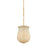 Hudson Valley Lighting Nevins 1 Light Pendant, Aged Brass/Champagne - 3109-AGB