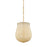 Hudson Valley Nevins 1 Light Pendant, Aged Brass/Etched With Optic - 3113-AGB
