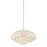 Hudson Valley Auburndale 1 Light Pendant, Polished Nickel/Clear Cloud - 3718-PN