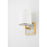 Hudson Valley Elwood 1 Light Wall Sconce, Aged Brass