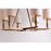 Hudson Valley Bethesda 6 Light Chandelier, Aged Brass/White