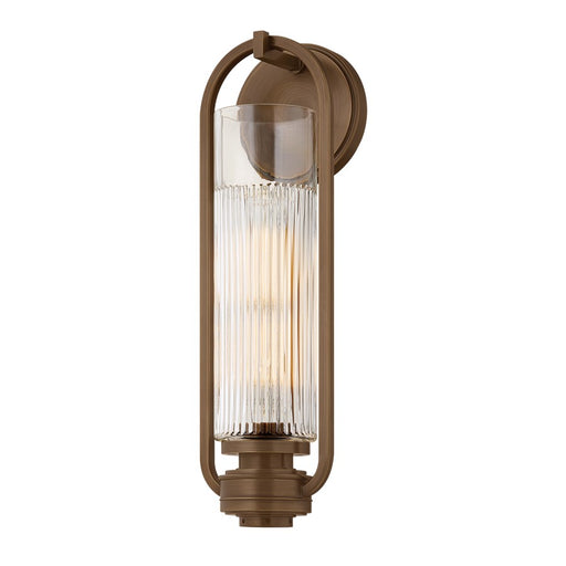 Hudson Valley Binnewater 1Lt Wall Sconce, Historic Bronze/Clear Optic - 4161-HB