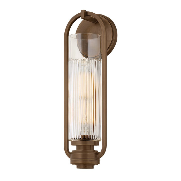 Hudson Valley Binnewater 1Lt Wall Sconce, Historic Bronze/Clear Optic - 4161-HB