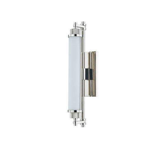 Hudson Valley Plandome 1Lt 18" Bath and Vanity, Nickel/Opal Matte - 4718-PN