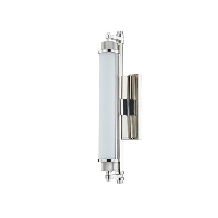 Hudson Valley Plandome 1Lt 18" Bath and Vanity, Nickel/Opal Matte - 4718-PN