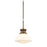 Hudson Valley Bruceville 1 Light 12" Pendant, Bronze/Opal Glossy - 4915-HB