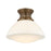 Hudson Valley Bruceville 1Lt 16" Flush Mount, Bronze/Opal Glossy - 4917-HB