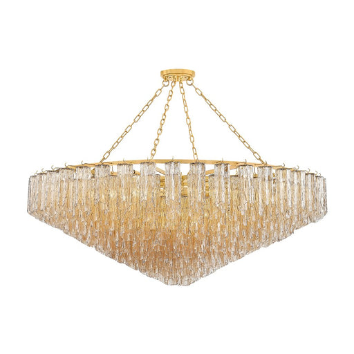 Hudson Valley Watertown 33 Light Chandelier, Aged Brass/Tronchi - 4945-AGB