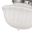 Hudson Valley Dutchess 1 Light Flush Mount, Polished Nickel/White