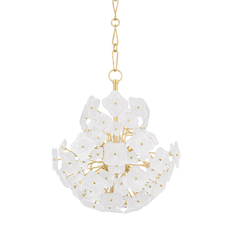 Hudson Valley Barrytown 7 Light Chandelier, Vintage Gold Leaf/Piastre - 5606-VGL